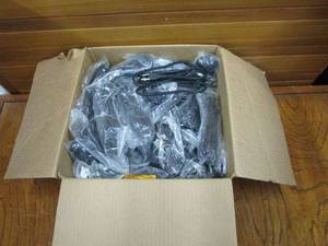 lot 87 image: GENEROUS BOX OF NEW POWER CORDS, 50