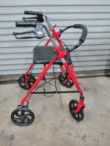 lot 134 image: DRIVE WALKER W HANDBRAKES AND SEAT