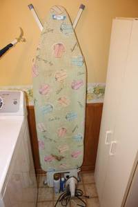 lot 138 image: Ironing Board and Iron SteamXpress