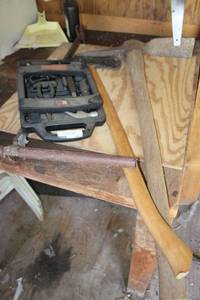 lot 182 image: Tool Lot Tool Set, Pick Axe, Axe