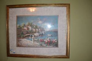 lot 115 image: Framed Wall Art Signed by Robbins
