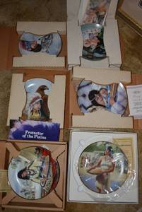 lot 86 image: Collector Plates Sacajawea, Pocahontas, Pride and Joy and More, see pictures