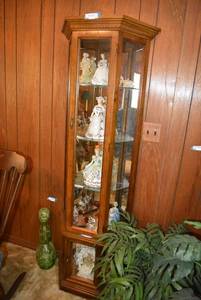 lot 76 image: Curio Cabinet Contents NOT INCLUDED, 24W x 12D x 70 Tall