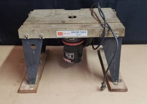 lot 56 image: Craftsman Made in USA 1 12 HP Router Model 315.17492 w Router Table