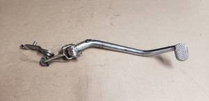 lot 129 image: Honda CT70Trail 70 Brake Pedal w Arm & Rear Brake Wire Arm