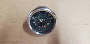 lot 147 image: Vintage Nippon Seiki 50 MPH Speedometer - CT70K1 or CT70HK1 - Missing Glass Face