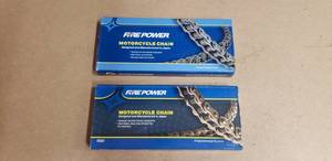 lot 195 image: Lot of 2 Fire Power Motorcycle Chains
