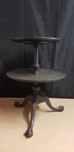 lot 228 image: Imperial Two Tier Dumbwaiter Table