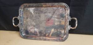 lot 245 image: Vintage Toledo Industria Argentine Serving Platter