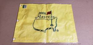 lot 247 image: 2006 Masters Flag
