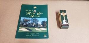 lot 248 image: 33rd Ryder Cup Program & Sleeve of 3 Balls