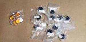 lot 284 image: Lot of 10 NEW Honda CT70Trail 70 Reflectors & Reflector Bases