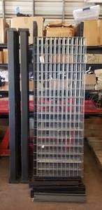 lot 360 image: Lot of 2 Heavy Duty Steel 4-Tier Storage Shelving Units