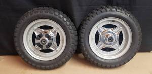 lot 319 image: Set of NEW Tires w Front & Rear Rims & Hubs for Honda CT70Trail 70
