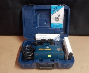 lot 375 image: Drill Doctor 400 Drill Bit Sharpener w Case, Accessories & Instructions