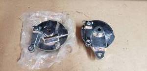 lot 326 image: Honda CT70Trail 70 Front & Rear Brake Covers w Brakes