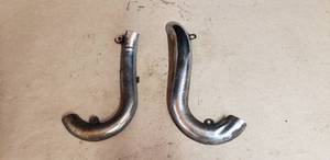 lot 344 image: Set of Honda CT70Trail 70 Front & Back Exhaust Pipe Shields