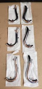 lot 345 image: 3 Sets of Honda CT70Trail Front & Back Exhaust Pipe Shields