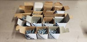 lot 440 image: Large Lot of Lag Screws & Bolts - 15 Boxes