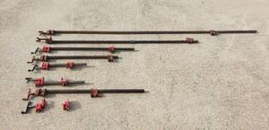lot 460 image: Lot of Bar Clamps