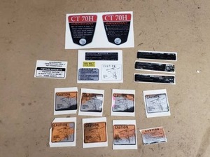 lot 519 image: Honda CT70Trail 70 Small Decals