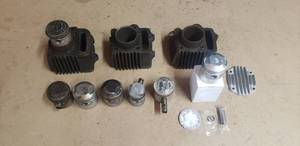 lot 535 image: Lot of Honda CT70Trail 70 Cylinder Head Parts