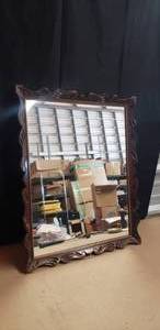 lot 86 image: Framed Mirror - 28 x 34