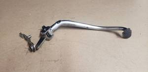lot 131 image: Honda CT70Trail 70 Brake Pedal w Arm & Rear Brake Wire Arm