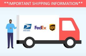 lot 265 image: IMPORTANT SHIPPING INFORMATION