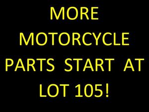 lot 35 image: More Motorcycle Parts Start at Lot 105