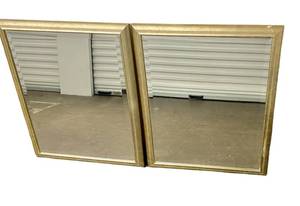lot 143 image: 2 Framed Mirrors 35 x 29