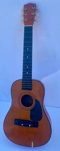 lot 145 image: Harmony Youth Hand Crafted Guitar for project or parts