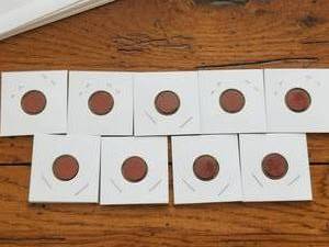 lot 76 image: 1942-45 Opa 1 red point ration tokens - during WWII