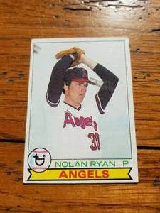 lot 27 image: Nolan Ryan 1979 Topps baseball card