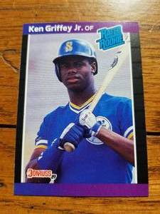lot 67 image: Ken Griffey Jr 1989 Donruss rookie card