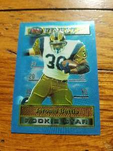 lot 129 image: Jerome Bettis - 1994 Topps Rookie Star card