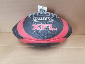 lot 16 image: Official XFL football from the original league