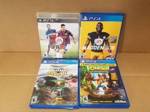 lot 26 image: Selection of PS4 and PS3 games