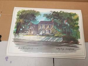 lot 172 image: Vintage Historical placemats - Total of 6