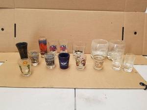 lot 177 image: Selection of shot glasses