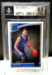 lot 2 image: 2018-19 Donruss Optic Luka Doncic Rated Rookie Card RC #177 BGS 8.5 NMMT $$$