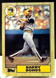 lot 11 image: HOF ROOKIE CARD - 1987 Topps #320 BARRY BONDS Rookie RC Baseball Card NM-MT Pittsburgh Pirates