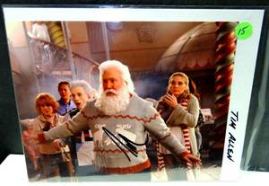 lot 15 image: AUTHENTIC AUTOGRAPH - HAND SIGNED TIM ALLEN (THE SANTA CLAUS - 8 X 10 PHOTO) $$$