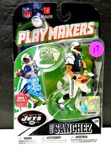 lot 17 image: SEALED EX CONDITION - Mark Sanchez Playmakers Figure $$
