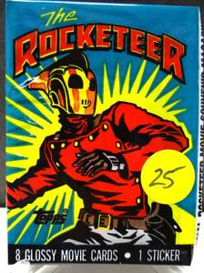 lot 25 image: VINTAGE 1991 DISNEY ROCKETEER WAX TRADING CARD PACK - SEALED