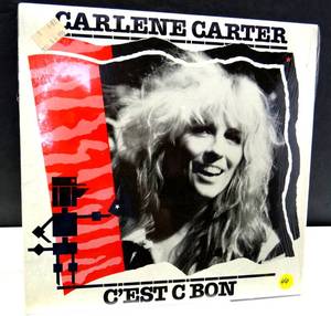 lot 40 image: VINTAGE CARLENE CARTER Cest C Bon 1983 Promo LP VG EPIC RECORDS 1983
