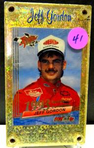 lot 41 image: NASCAR ROOKIE - Jeff Gordon Wheels Rookie Thunder Card, 1993 Rookie Contender, #32