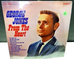 lot 54 image: VERY RARE SEALED - George Jones - From The Heart 12 33rpm 1968 Vinyl LP $$$