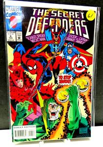 lot 61 image: 1993 The Secret Defenders #6 Marvel Comics