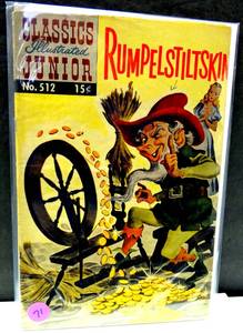 lot 71 image: VINTAGE Classics Illustrated Jr #512 Rumplestiltskin 1969